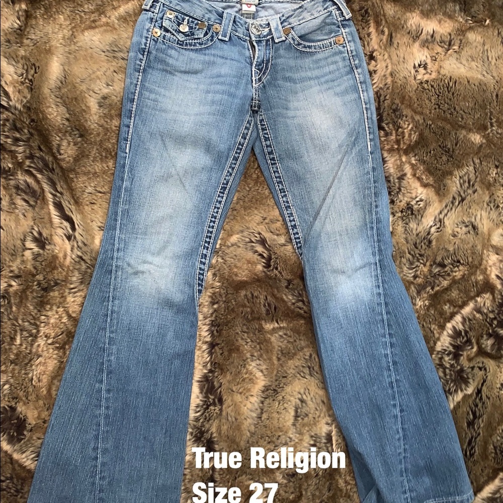True Religion Bootcut Jeans Size 27